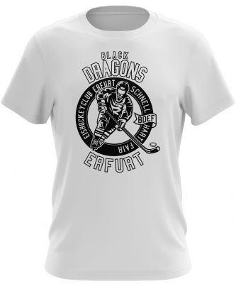 T-Shirt | schnell-hart-fair | weiß | Black Dragons