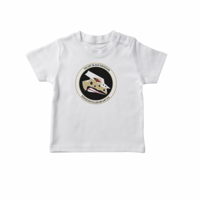 Baby T-Shirt | weiß | Logo | Black Dragons