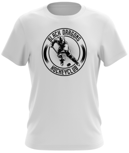 T-Shirt | Hockeyclub rund | weiß | Black Dragons