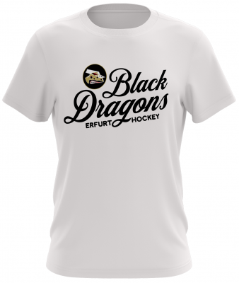 T-Shirt | Vintage weiß | schwarz | Black Dragons