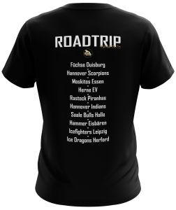 T-Shirt | unisex | Tourshirt Roadtrip 24/25 | schwarz | Black Dragons